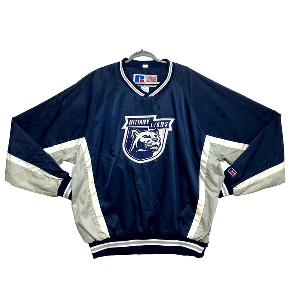 VINTAGE Penn State Nittany Lions Jacket Mens XL Navy Windwear Pullover